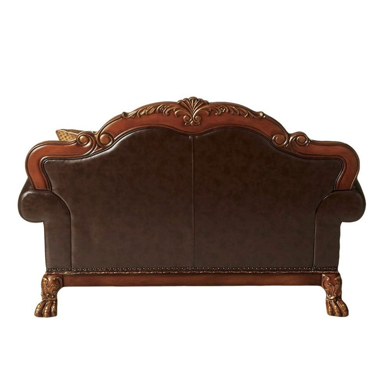 Chaise avec accoudoirs et coussin touffetés 46 po