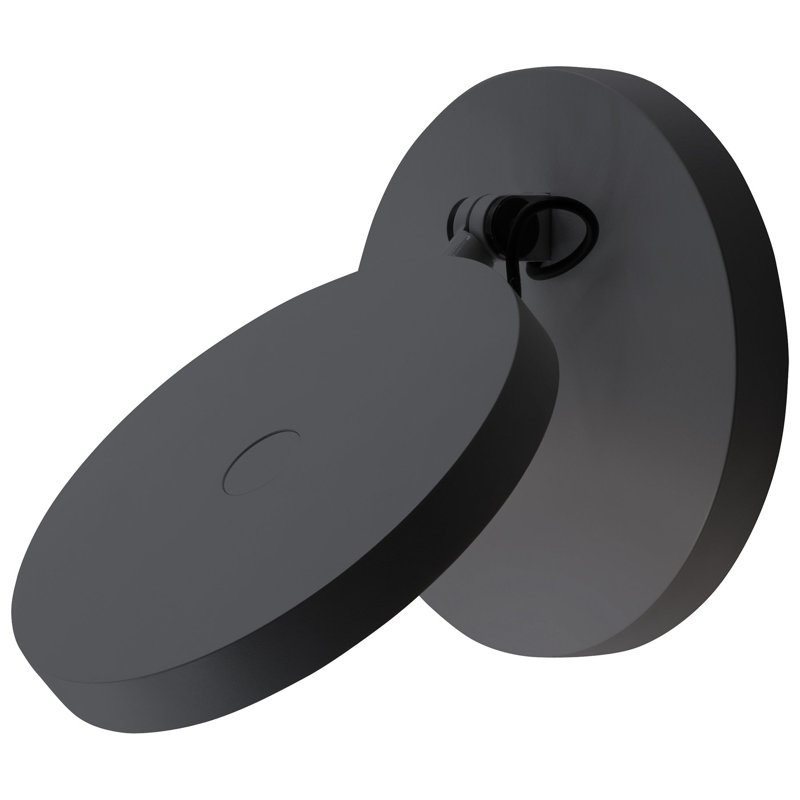 Demetra Anthracite Gray LED Wall Sconce with Adjustable Arm