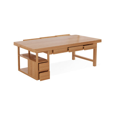 Bureaux rectangulaires en bois massif Burlywood