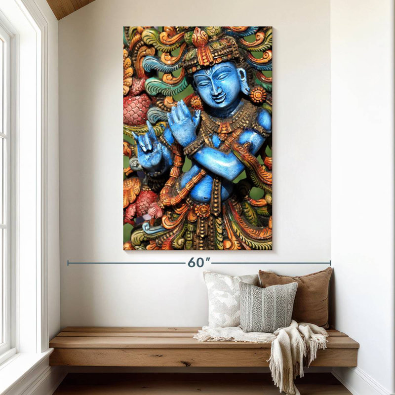 Adella Lord Krishna, 51" H x 34" W