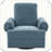 Manual Swivel Rocker Recliner Sofa Adjustable Backrest Living Room Bedroom Nursery Functional Comfortable Stylish-457393926