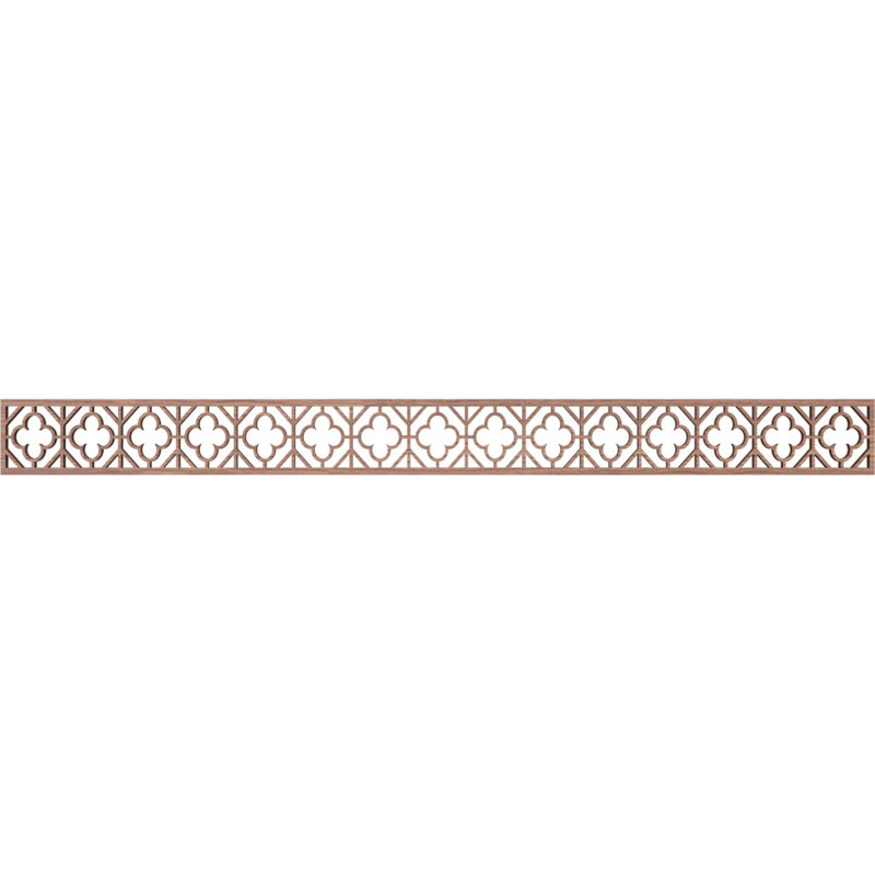Moulure Hazelton, Noyer, H 4 po x l 46,375 po x P 0,375 po