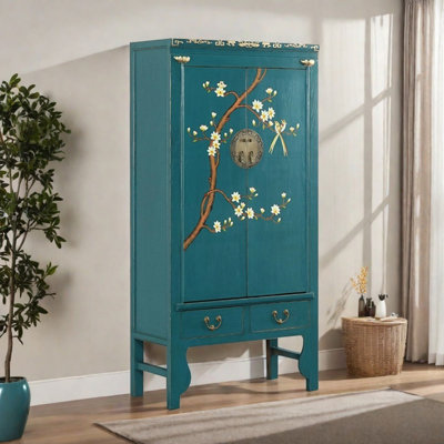 Chinese style classical bedroom wardrobe
