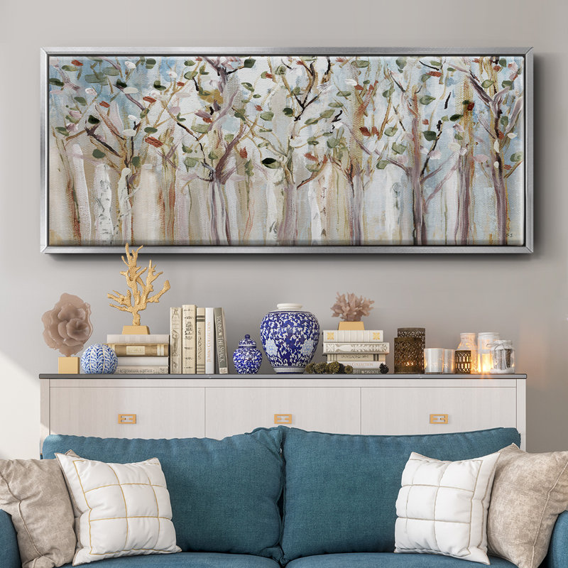 Spring Day- Framed Canvas, 24" H x 60" W