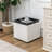 Akifa Corduroy Storage Ottoman with Tray Top-1860622615