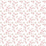 Secret Garden Delicate Flower Trail Design 33' L x 21" W Wallpaper Roll