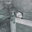 Opal Mirage MCOCOD Porte de douche coulissante simple sans cadre à fermeture en douceur avec verre transparent de 3/8 po (10 mm) de l 56 po x H 79 po-99078761