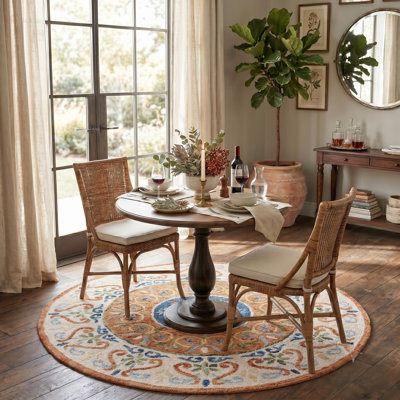 Emmelyne Hand Tufted Wool Oriental Indoor Rug