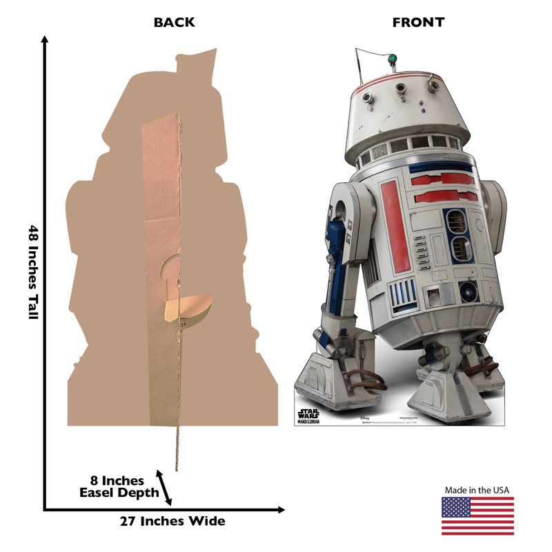 48'' Life-Size R5-D4 Cardboard Standup from The Mandalorian
