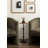 Modern Adjustable-Height Metal and Wood Pedestal Table-356346828