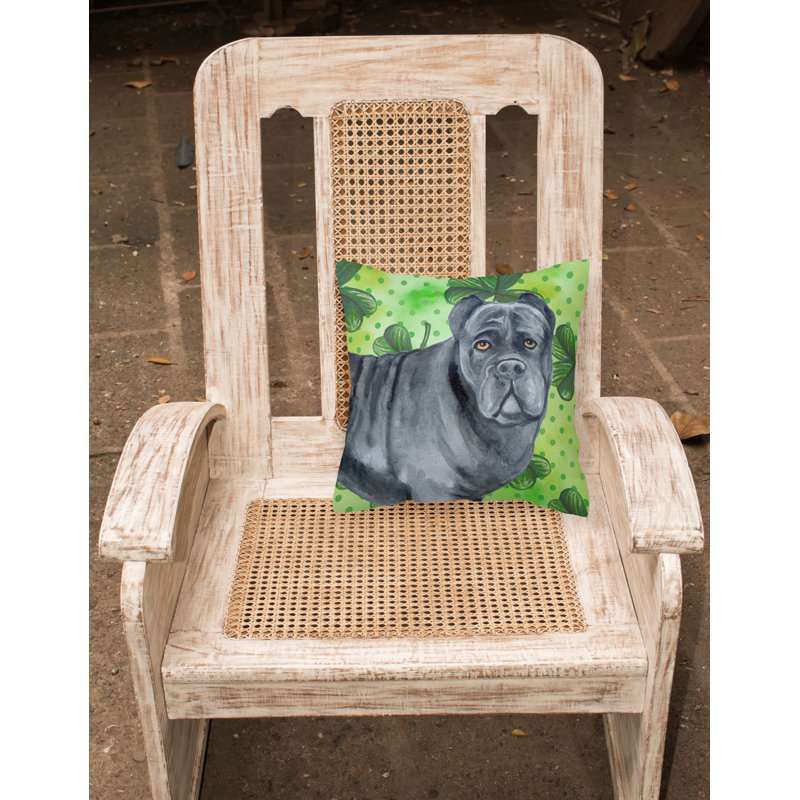Coussin intérieur/extérieur st patrick, Cane corso 1, 18 po x 18 po