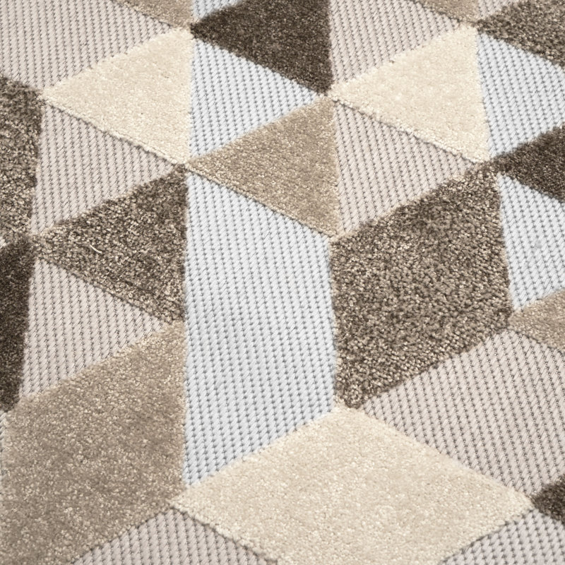 Plainview Geometric Indoor / Outdoor Area Rug, Rectangle 120cm x 170cm
