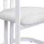 Ensemble de 2 chaises de salle à manger rembourrées en tissu avec structure en métal beige, capacité de poids de 265 lb-218982982-218982981