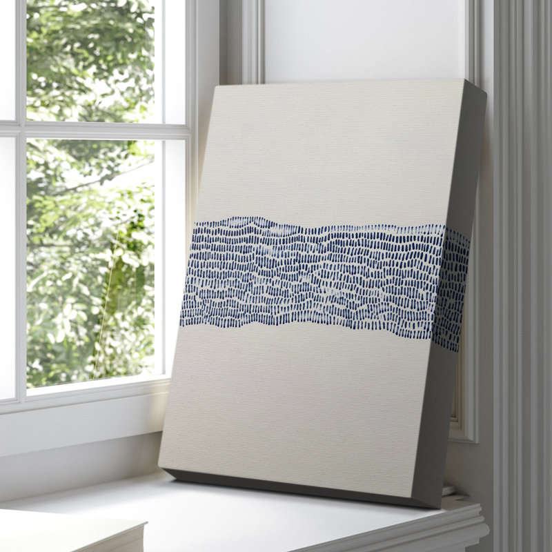 Toile tendue avec châssis abstrait CDXCVI, H 36 po x l 24 po