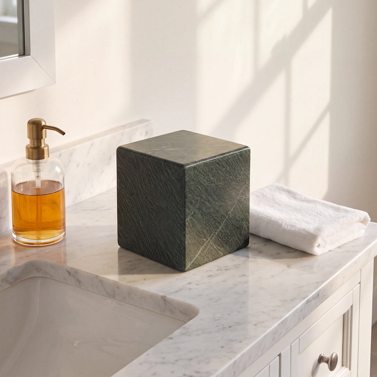 Noki Marble Tissue Box Cover