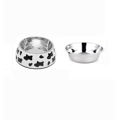Bol pour chien en acier inoxydable, paquet simple