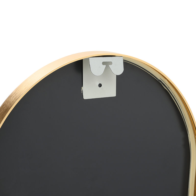 Metal Arch Dressing Mirror, 120 cm H x 40 cm W, Gold