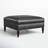 Etta Leather Ottoman