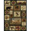 Tapis brun et beige de style Sud-Ouest-44269624
