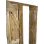 Portes de grange pliantes à double finition en bois d'aulne avec quincaillerie coulissante en bois-102356077