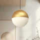 Monae Single Light Glass Dimmable LED Pendant