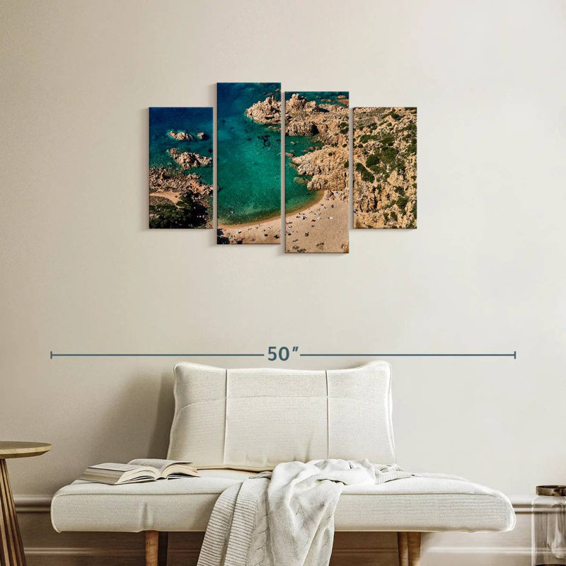 Gillard, côte de la Sardaigne, H 22 po x l 36 po