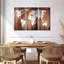 «Chestnut World Map», reproduction sur toile-92761162