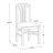 Upholstered Slat Back Side Chair-815176524