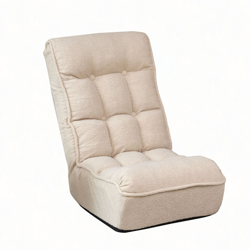 Canapé simple inclinable Fauteuil japonais Tatami, Blanc