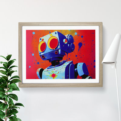 XH1022-7531X Robot Splash Vol.1 1 Piece Single Picture Frame Painting