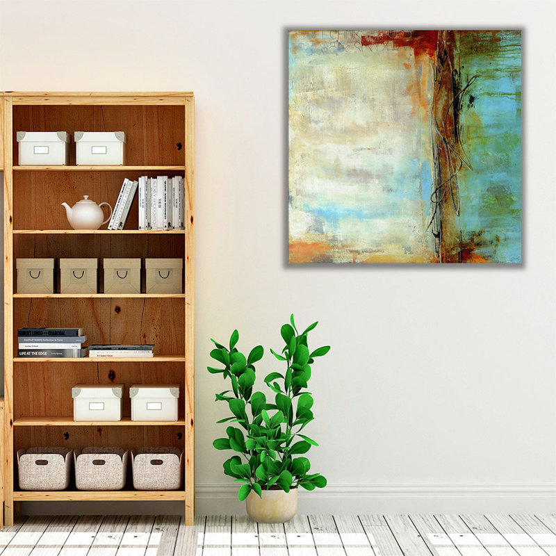 Urban East II - reproduction d'art sur toile, H 12 po x l 12 po