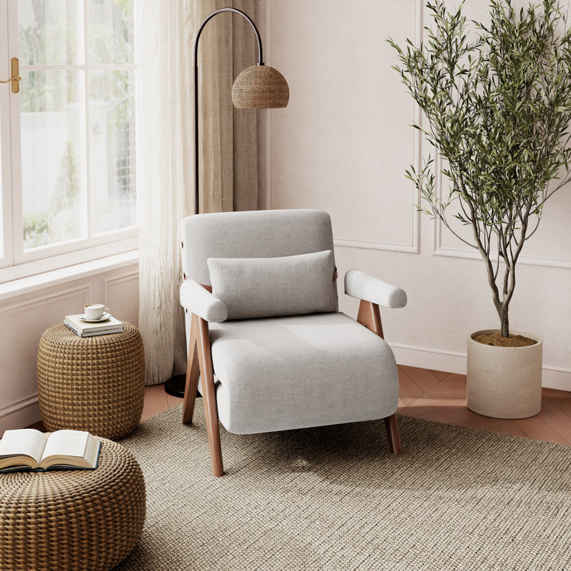 Canapé convertible 3-en-1 Casmir, Gris, H 31,8 po x l 23,6 po x P 74,8 po