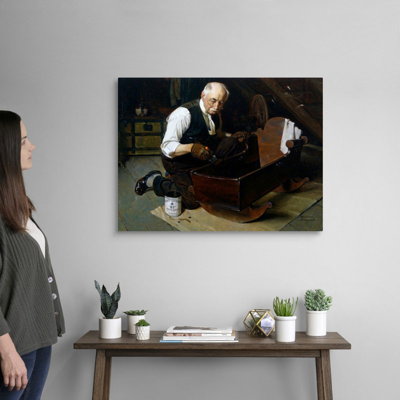 «Grandpa's Gift», art mural sur toile, H 24 po x l 32 po x P 1,25 po, Toile tendue