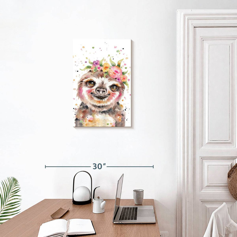 Brampt Little Sloth, 24" H x 16" W