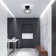 1-Light 7In Crystal Flush Mount Ceiling Light