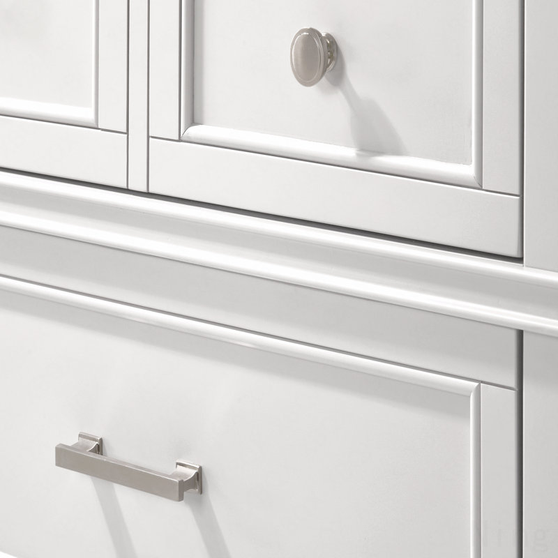 Commode 5 tiroirs, Blanc