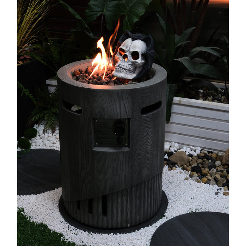 20 Inch Round Outdoor Heating Fireplace, 32000 , With Kit Diameter Flame Pit, Add-