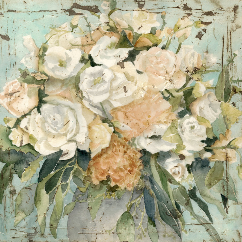 Vintage Arrangement I by Megan Meagher - Wrapped Canvas Painting, 91cm H x 91cm W