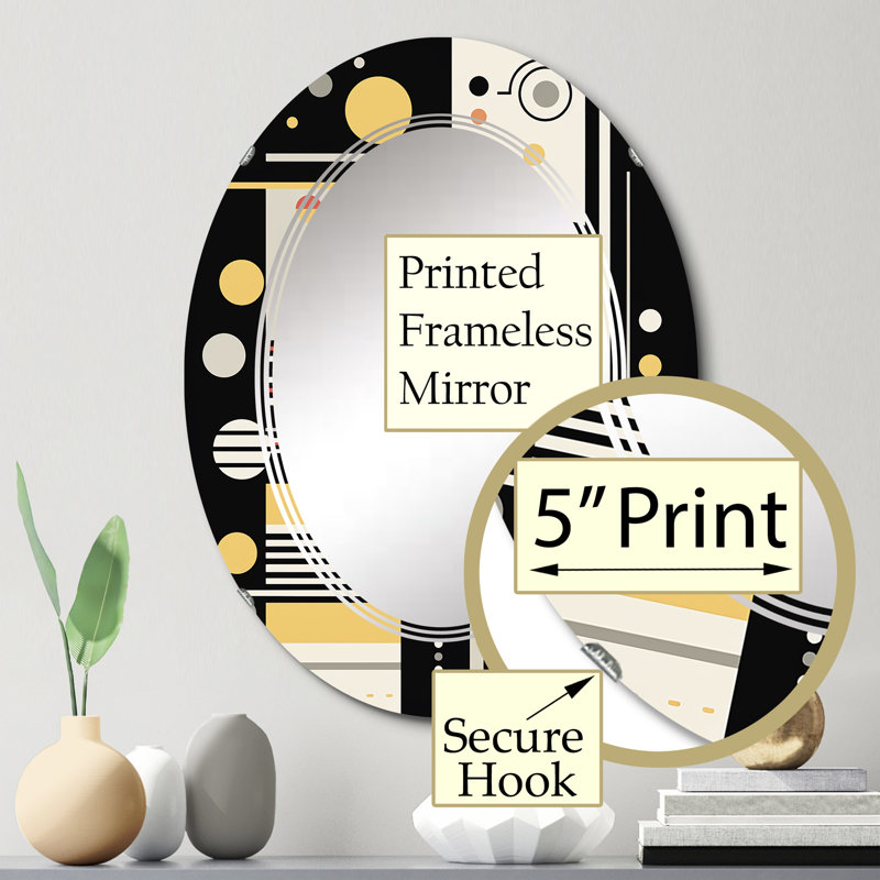 Miroir mural Hafley, 30 po x 20 po