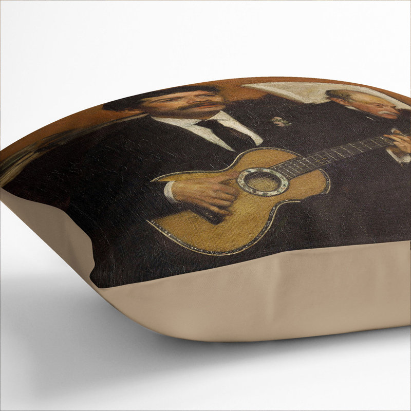 Square Cushion, 55cm H x 55cm W x 20cm D, Stone