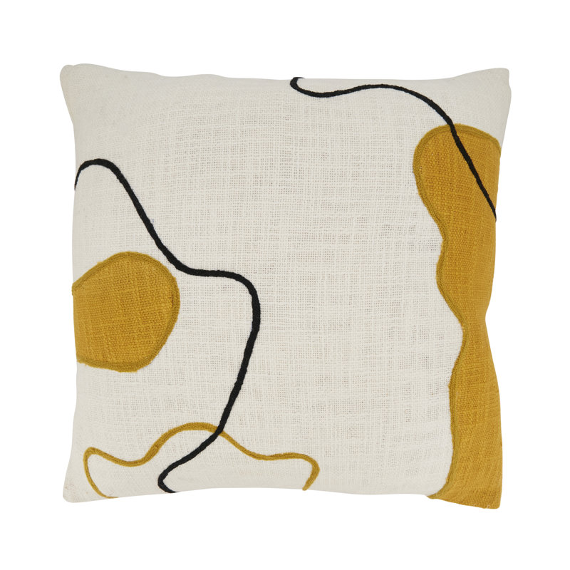 Artistic Flair Abstract Poly Filled Throw Pillow