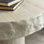 Table basse ronde en fibre de verre
