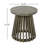 Outdoor Acacia Wood Patio Side Table, Round Coffee Table For Backyard, Lawn, Balcony-760374415