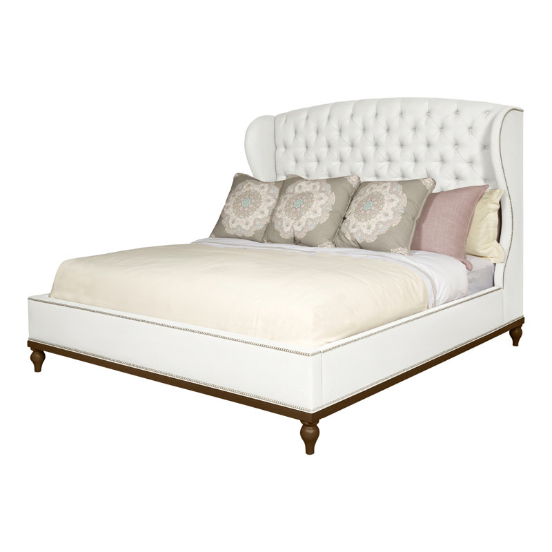 Emma Queen Upholstered Panel Bed, Navajo, Yes, Tommy Snow