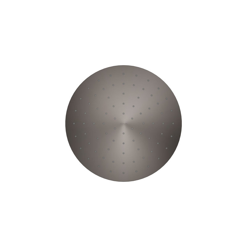 Contemporary Multi Function Rain Shower Head, Vibrant Titanium, Square, 1.75 GPM