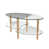 Plateau transparent / base brune est en rupture de stock