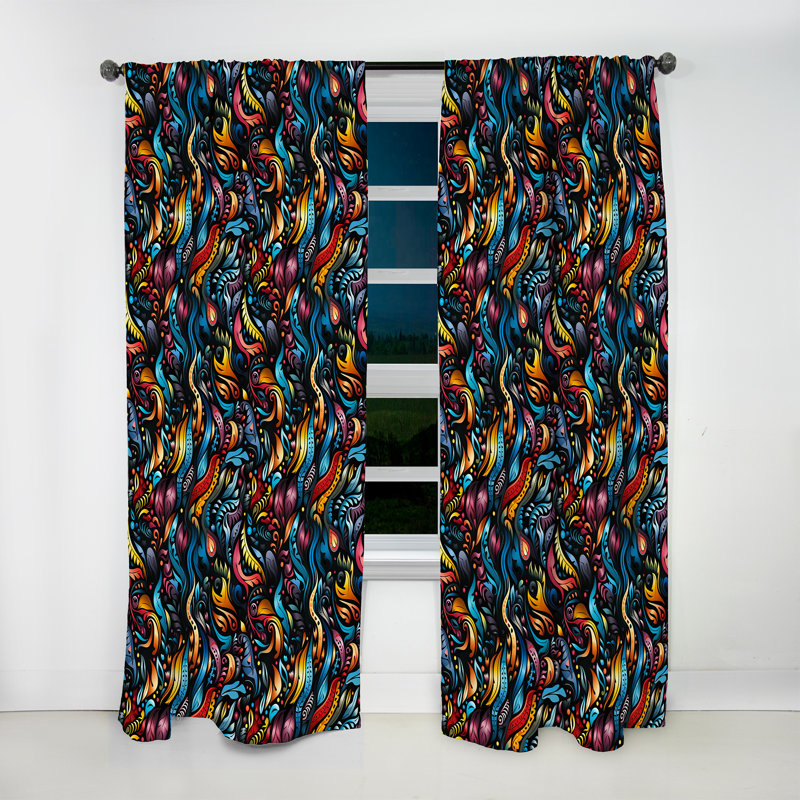 Motif bohémien tribal bohème Boho Tribal Snake, L 52 po x L 95 po