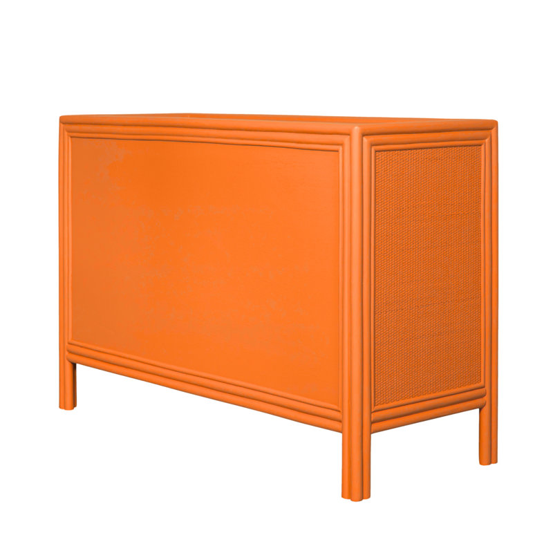 Aruba 6 - Drawer Dresser, Citrus Orange