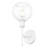 Aamin 1-Light Wall Sconce With Clear Glass-445357285