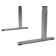 Equity Trapezoid Height Adjustable 59'' L Training Table